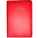 Biblia medie, piele rosie, fermoar, cotor auriu